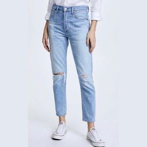 Citizens of Humanity Liya High Rise Classic Fit Crop Jeans DARK WASH